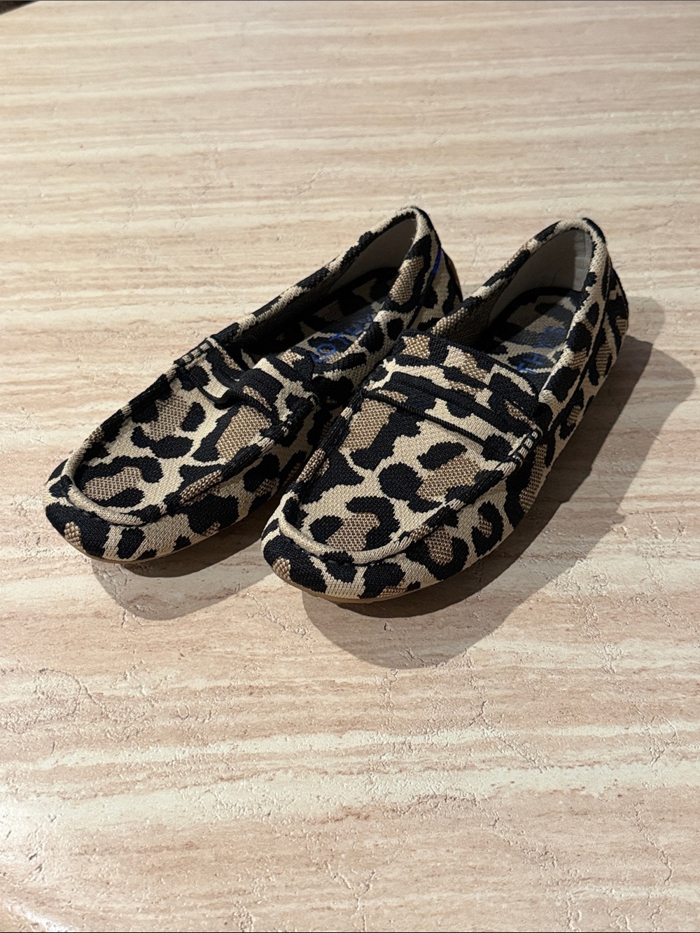 Rothys Leopard Print Penny Loafers - Women